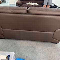 【本日限定】3人がけPUレザーソファの画像