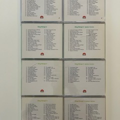 ディズニーワールドオブイングリッシュ英語シングアロングスポークンバージョン1～4のCD8枚セット子ども英語教材子供英語 DWEの画像