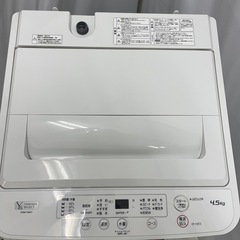 ヤマダセレクト　2021年製　洗濯機４.5kg YWM-T45H1の画像