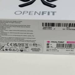 【良品】SHOKZ OpenFit T910/ワイヤレスイヤホン/ブラックの画像