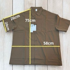 【新品】ODFMCE シャツ メンズ 半袖 夏 無地 薄手 サテン カジュアル XXLの画像