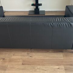 IKEA KLIPPAN クリッパン 2人掛ソファ ブラック 手渡し限定 志木市の画像