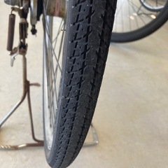 自転車　前後チャイルドシート付きの画像