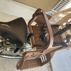 自転車　前後チャイルドシート付きの画像