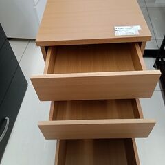 ★リユースのサカイ日立店★HJ7557  袖机/チェスト ライトブラウン H66×D45×W39.5 クリーニング済み の画像