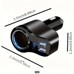 USB車載プラグアダプターの画像