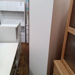 ★リユースのサカイ水戸店★食器棚ブラウン×ホワイトH181×D39.5×W60クリーニング済みMT5314の画像