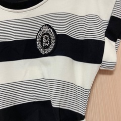 j・pocket ビジュー　ボーダーワンピースの画像