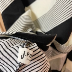 j・pocket ビジュー　ボーダーワンピースの画像
