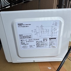 【最終値下げ】電子レンジ、オーブントースターセット　美品の画像
