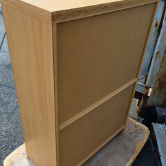 JM20212S)★大特価★食器棚/キッチンボード 幅：約60cm 高さ：約90cm 奥行：約31,5cm 中古品【取りに来られる方限定】の画像