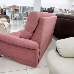 ★リユースのサカイ日立店★HJ7563 NITORI ソファ ピンク H86×D82×W176 クリーニング済み の画像