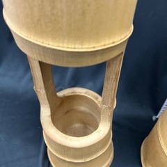 11159😸 花器 竹製花器 竹製花入れの画像