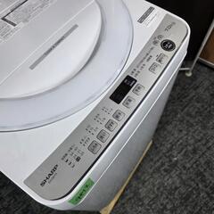 9812‼️関西エリア配送設置可🙌‼️最新2023年製✨穴なし洗濯槽でカビブロック✨SHARP 7kg 洗濯機の画像