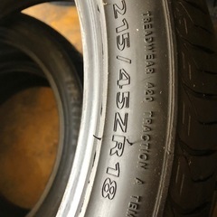215/45R18夏タイヤ1本取り付け無料の画像