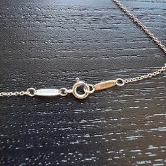 TIFFANYオープンハートネックレス16mmの画像