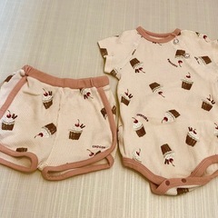 女の子ロンパース（70〜80）まとめ売りの画像