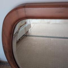 昭和のレトロ壁付用鏡　差し上げます。の画像