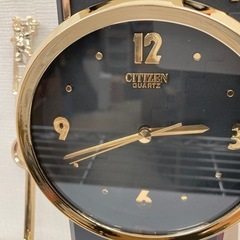 【中古品】【美品】【未使用】置時計 CITIZEN シチズンの画像