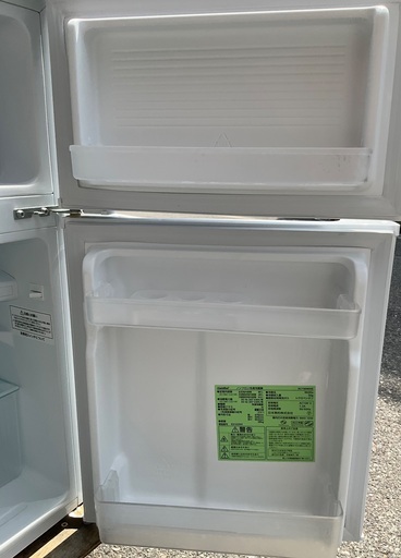 RKGRE-557】特価！Comfee'/90L 2ドア冷凍冷蔵庫/RCT90WH/E/中古品