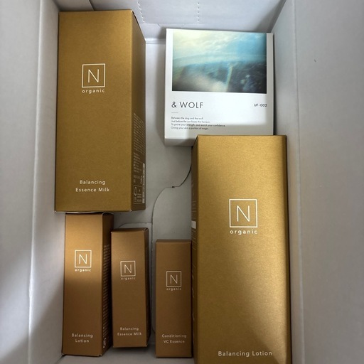 【新品未使用】N organic Basic 化粧水・乳液・美容液・UVファンデーションのセット