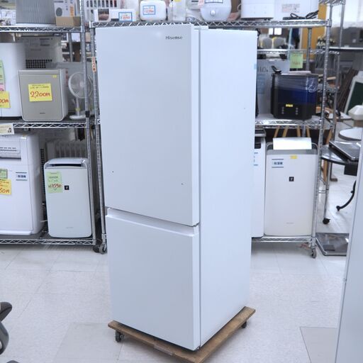 冷蔵庫　175L　2ドア　ハイセンス　HR-D1701W　リユース品　価格　28,800円