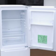 冷蔵庫　117L　2ドア　ヤマダ　YRZ-C12H1　リユース品　価格　19,800円の画像