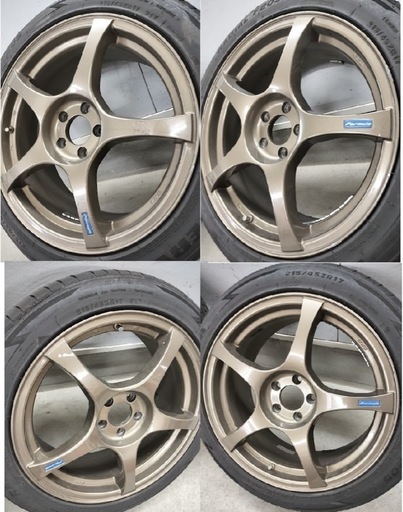 215/45r/17 PCD100 タイヤホイール付き