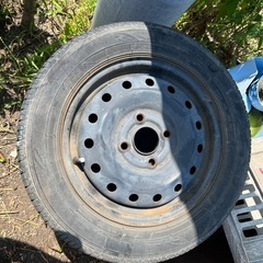 155/65R13 4本 鉄ホイール付きの画像