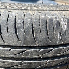 155/65R13 4本 鉄ホイール付きの画像