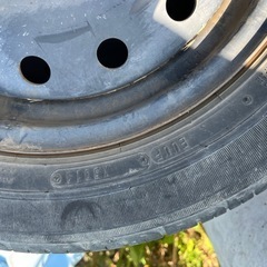 155/65R13 4本 鉄ホイール付きの画像