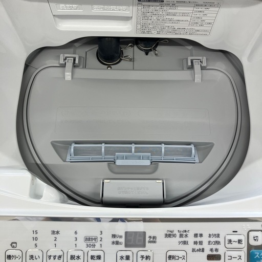 安心の6ヶ月保証付。【SHARP 縦型洗濯乾燥機　ES-T5E7 5.5kg 2020年製】取りに来れる方限定