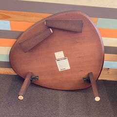 店頭引き渡し 中古 辻製作所 折りたたみローテーブル 家具 座卓の画像