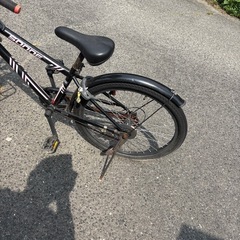 自転車2台折りたたみと子供用の画像
