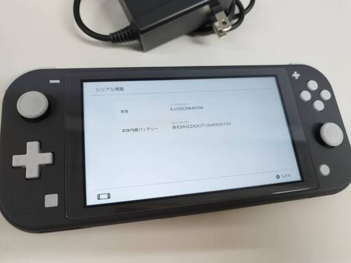 【良品】Nintendo Switch Lite/HDH-001/2024年製/グレー