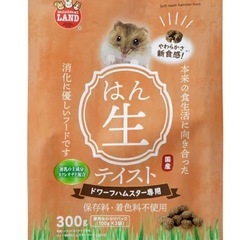ドワーフハムスターの生フード1袋➕おやつの画像
