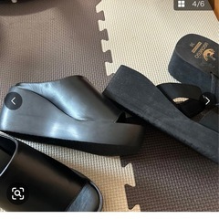 プラットフォーム 厚底 サンダルの画像