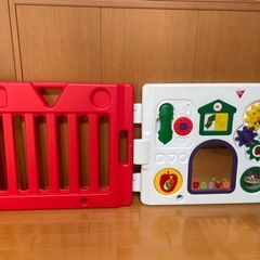 ベビーサークル　はらぺこあおむしの画像
