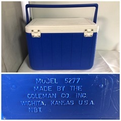 天）コールマン クーラーボックス 青　5277の画像