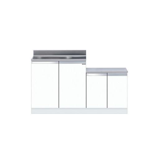 ワンド　一槽流し台　w1400 左シンク