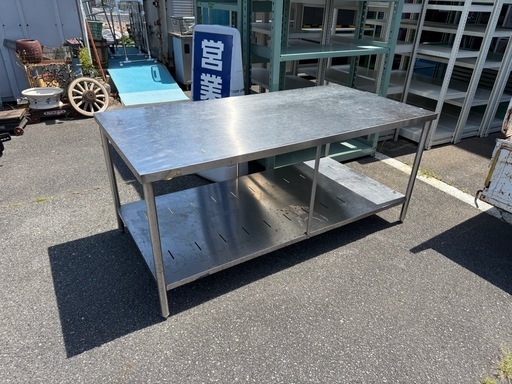 ステンレス調理台　幅180 奥90 高さ79cm