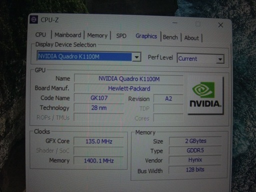 中古再生品（珍品）HP ワークステーション 第4世代i7（4コア8スレッド） RAM16GB nvidia Quadro（DDR5 2