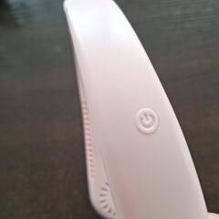 首かけ扇風機　ピンクの画像