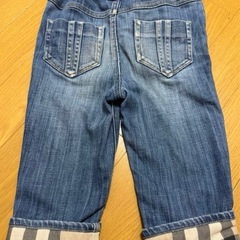 バーバリー　デニムパンツ　90の画像