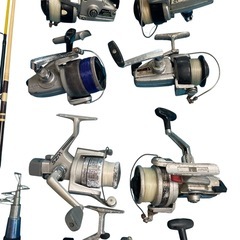 ●【まとめて】釣り道具　釣竿　リール　Olympic Daiwa ヘラ竿　等の画像