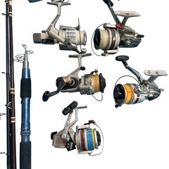 ●【まとめて】釣り道具　釣竿　リール　Olympic Daiwa ヘラ竿　等の画像