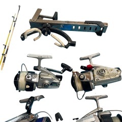 ●【まとめて】釣り道具　釣竿　リール　Olympic Daiwa ヘラ竿　等の画像