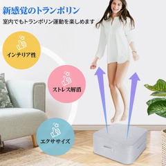 トランポリン 室内 大人用 静音 エクササイズ 家庭用 省スペース 外カバー取り外し 洗濯可能　転売OK　倒産品　まとめ売り　ネット商材　アマゾン引き上げ商品　メルカリ　副業の画像