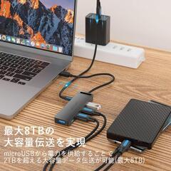 VENTION Type-C USB3.0 ハブ ４ポート 給電 セルフパワー 5Gbpsの画像