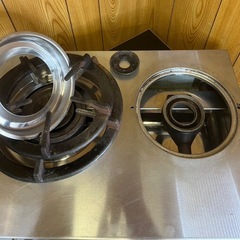 【動確済み】2022年 業務用 マルゼン 2口 卓上ガスコンロ M-212C 都市ガス 幅595×奥420×高さ160 親子コンロ 厨房機器 ガスコンロ 大阪発の画像